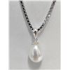 Image 1 : BZ2053-95C SILVER FRESH WATER PEARL NECKLACE