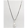 Image 2 : BZ2053-95C SILVER FRESH WATER PEARL NECKLACE