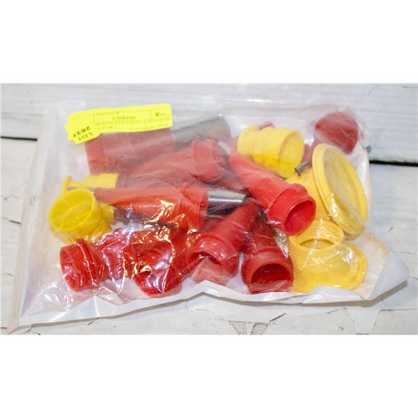 13 PCS STAINLESS STEEL CAULKING NOZZLES FOR