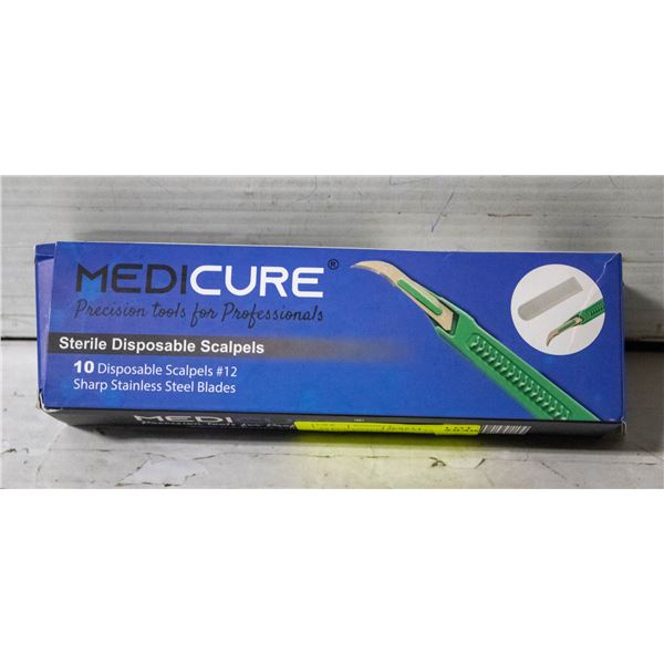 10 PCS DISPOSAL SCALPEL BLADES STERILE SHARP