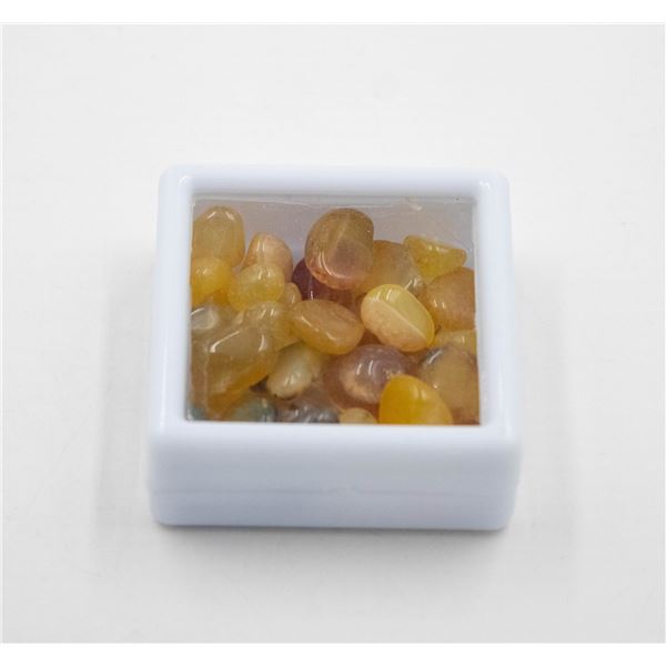 #145-NATURAL YELLOW AGATE ROUGH 91.80CT