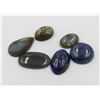 Image 1 : #09-NATURAL  LABRADORITE & LAPIS LAZULI 116.00CT