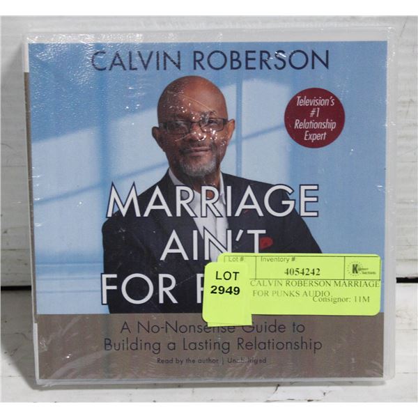 NEW CALVIN ROBERSON MARRIAGE AIN'T FOR PUNKS AUDIO