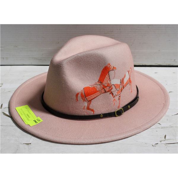 MEN & WOMEN WIDE BRIM WOOL FELT FEDORA