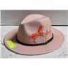 Image 1 : MEN & WOMEN WIDE BRIM WOOL FELT FEDORA