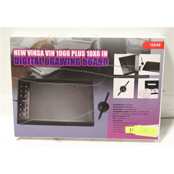 NEW VINSA PLUS DIGITAL DRAWING BOARD FOR COMPUTER