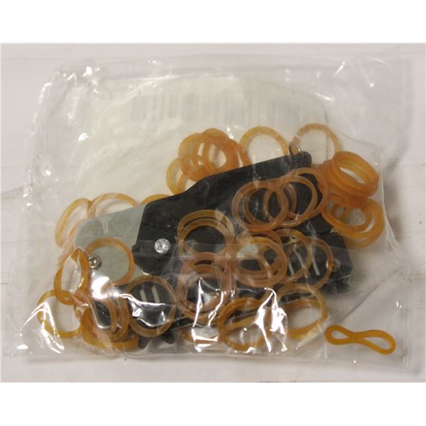 NEW FOLDABLE ELASTIC METAL GUN WITH ELASTICS