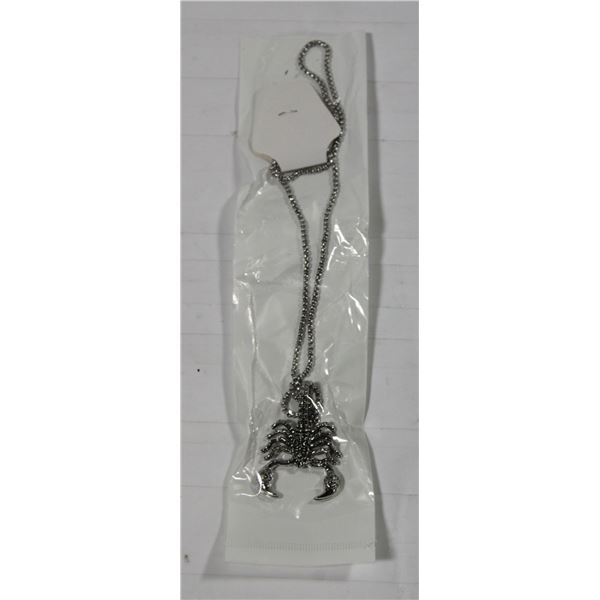 NEW SCORPIAN PENDANT W/ 23” CHAIN
