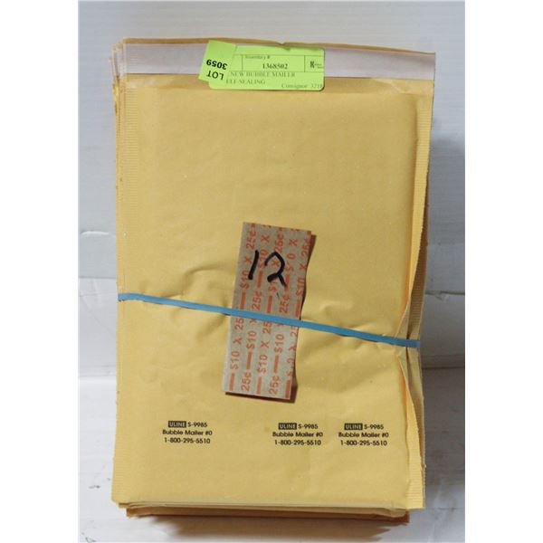 12 NEW BUBBLE MAILER SELF-SEALING