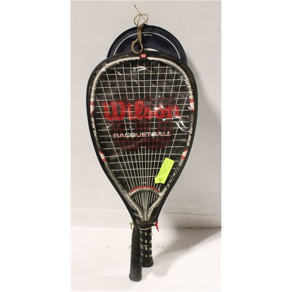 WILSON ENERGY FLUX RAQUETBALL & A SQUASH RACKET