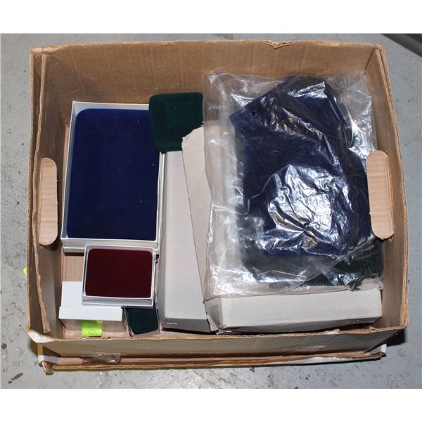 MIXTURE OF NEW  JEWELLERY DIPLAY BOXES