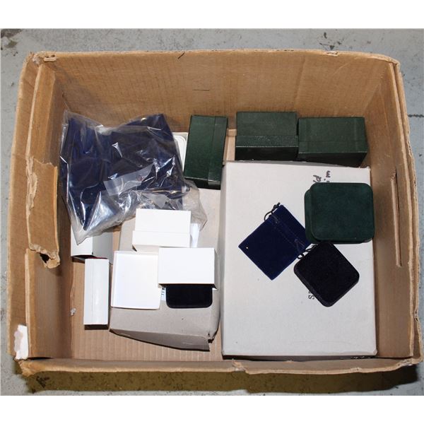 MIXTURE OF NEW JEWELLERY DISPLAY BOXES
