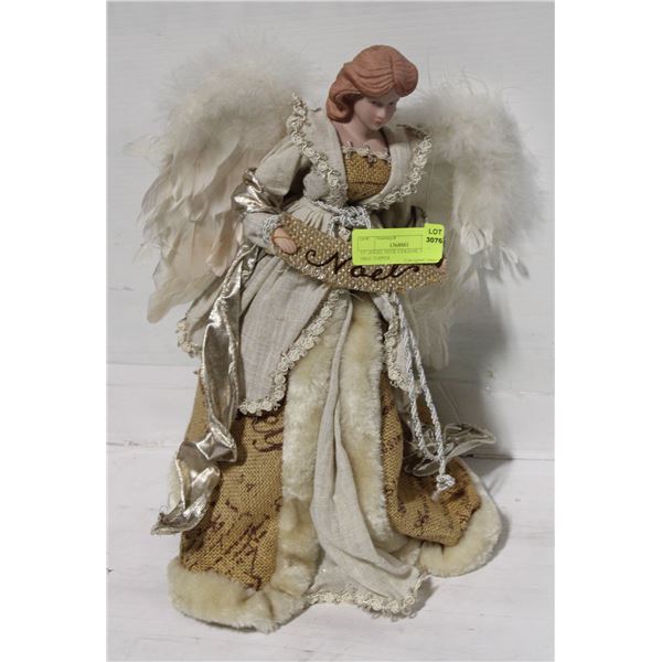15" ANGEL NEOL CERAMIC HEAD TREE TOPPER