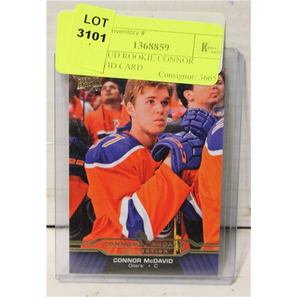 2015-15 UD ROOKIE CONNOR MCDAVID CARD