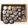 Image 1 : LOT OF VINTAGE OILERS HOCKEY PUCKS