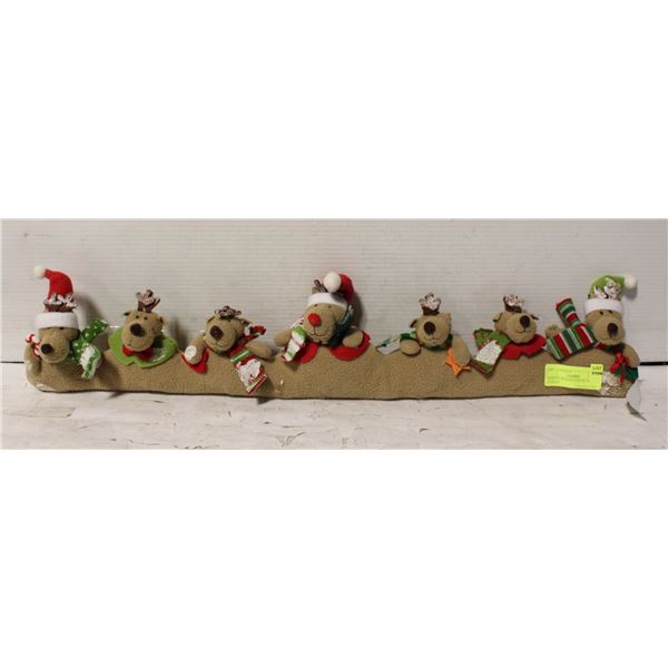 LIGHTUP REINDEER DOOR DRAFT STOPPER