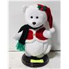 Image 1 : 13" DANCING/SINGING SNOW BEAR