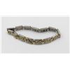 Image 1 : QUALITY SILVER & GOLD TONE MENS MAGNETIC BRACELET