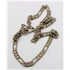 Image 1 : HEAVY 22" GOLD TONE LINK CHAIN