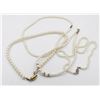 Image 1 : 4 PEARL FASHION NECKLACES