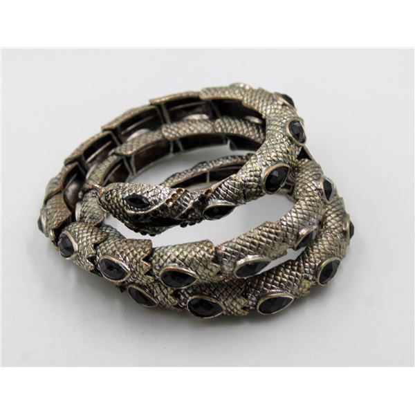 VINTAGE 2 FOOT COILED SNAKE BRACELET