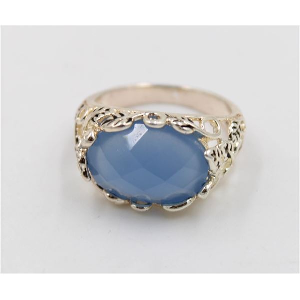 15.2G NEVADA SILVER RING SIZE 8-1/4