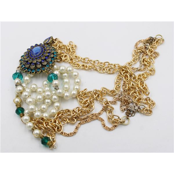 LARGE MULTI LAYERD HEAVILY JEWELED