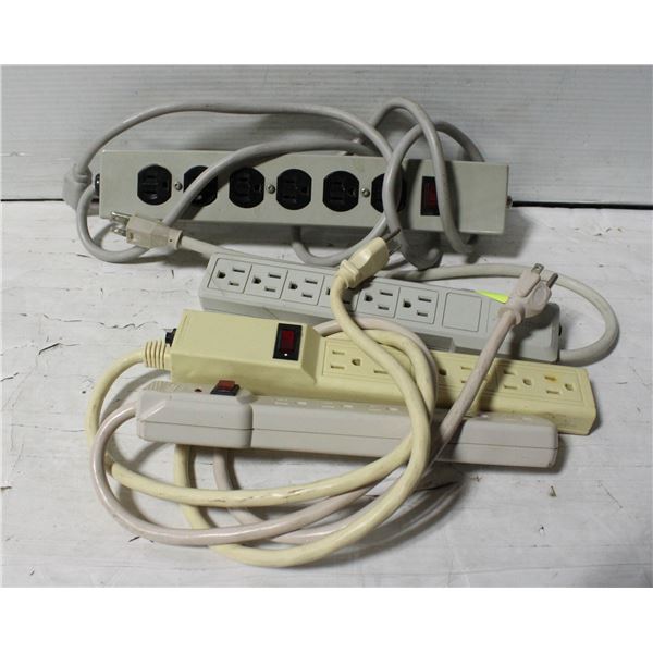 LOT OF 4 SURGE POWER BAR