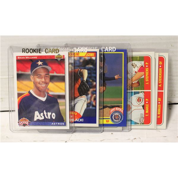 BASEBALL ROOKIE CARDS