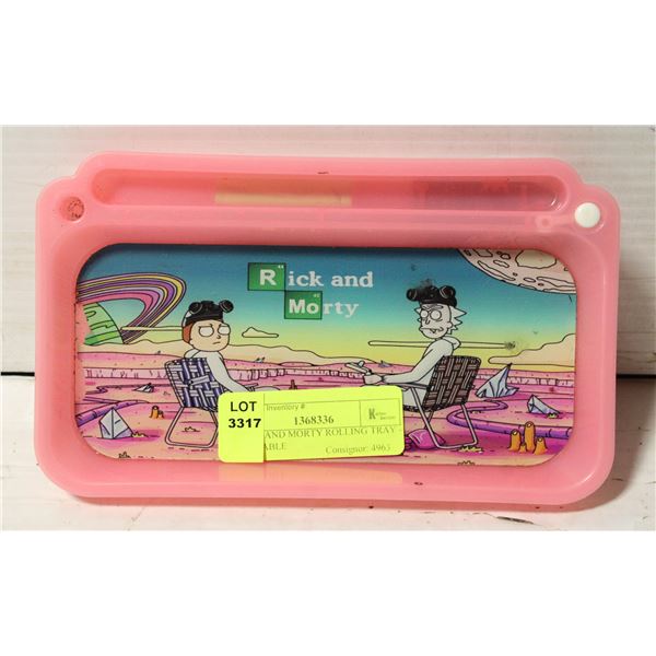 RICKY & MORTY ROLLING TRAY - LIGHTABLE