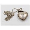 21.6G STAMPED 925 HEART LOCKET PENDANT &