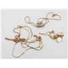 3 GOLD TONE NECKLACES