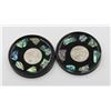 GENUINE PAUA SHELL NEW ZEALAND COIN COASTERS