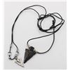 2 HANDCRAFTED ARROWHEAD PENDANT
