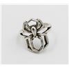SZ 7-1/4 SPIDER SHAPED RING SILVER TONES UNMARKED