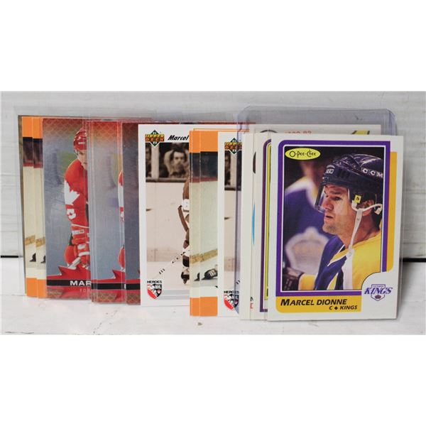 MARCEL DIONNE HOCKEY CARD COLLECTION