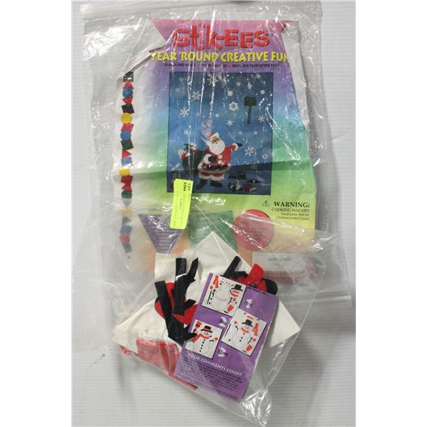 LOT OF 2 STIK-EES WINDOW CLING