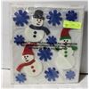 GELGEMS SNOW PALS WINDOW CLING DECORATION