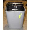 LOT OF GARBAGE CANS