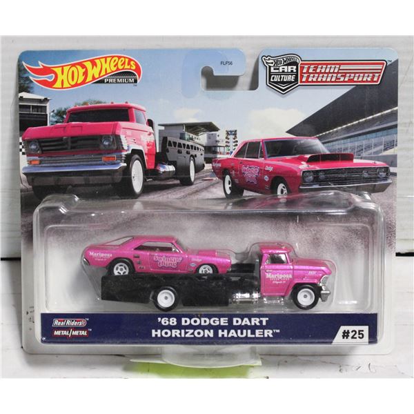 HOTWHEEL TEAM TRANSPORTS DODGE DART HORIZON HAULER