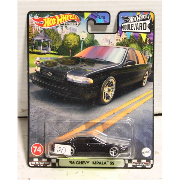 HOTWHEELS BOULEVARD 96 CHEVY IMPALA SS
