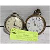Image 1 : LOT OF 2 VINTAGE POCKET WATCHES WESTCLOX WALTHAM
