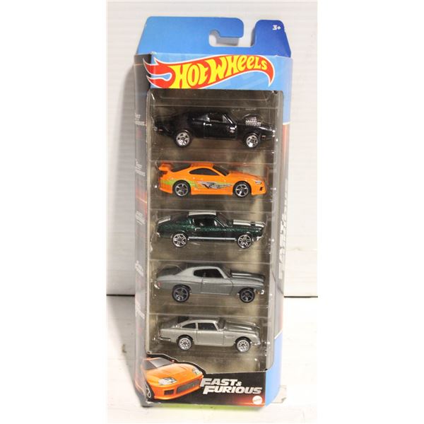 HOTWHEELS FAST AND FURIOUS 5 PACK