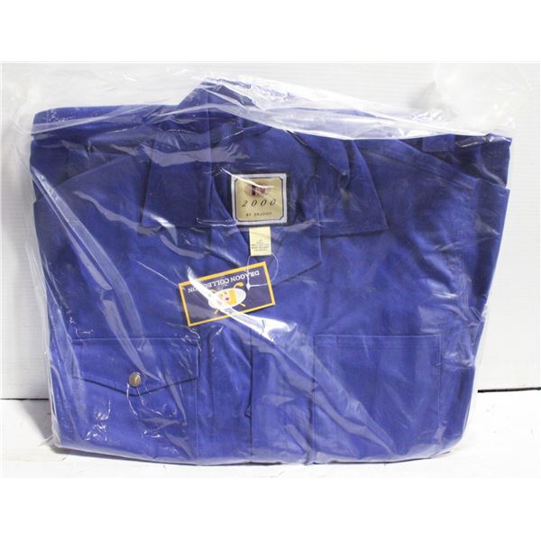 NEW MENS COVERALLS ROYAL BLUE SIZE 40