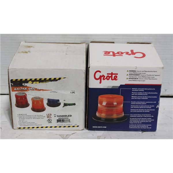 LOT OF 2 NEW LED BEACON LIGHTS