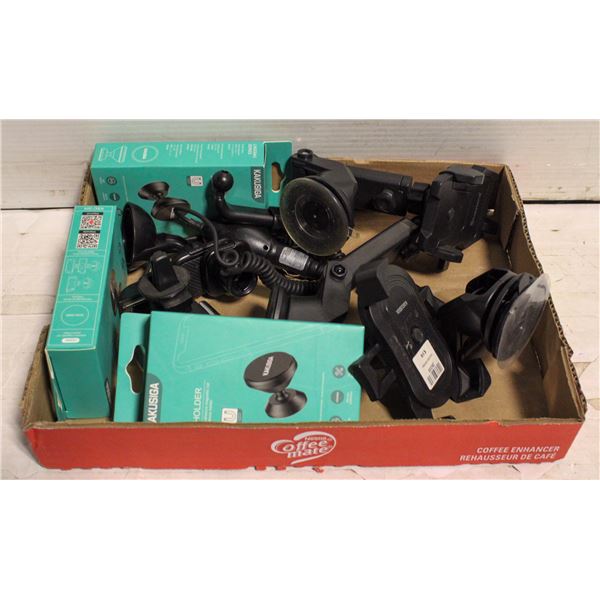 LOT OF NEW CELLPHONE HOLDER/MOUNT