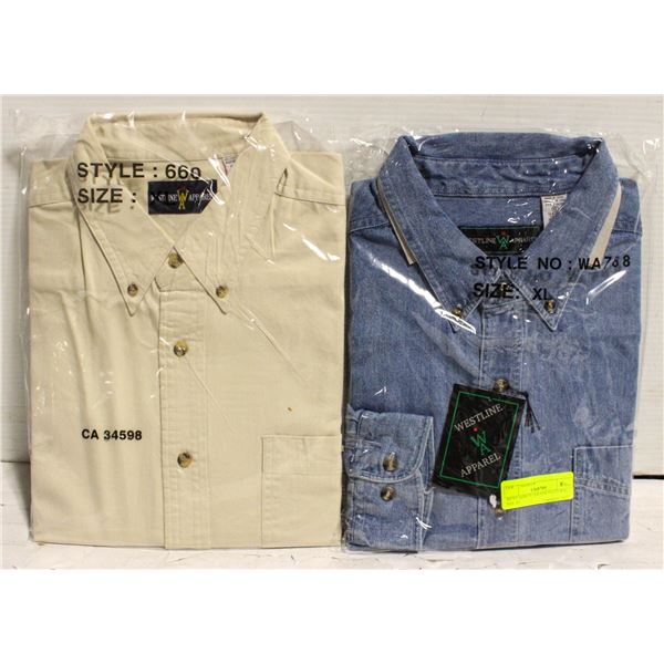 MEN'S SHIRTS 1DENIM 1NATURAL SIZE XL