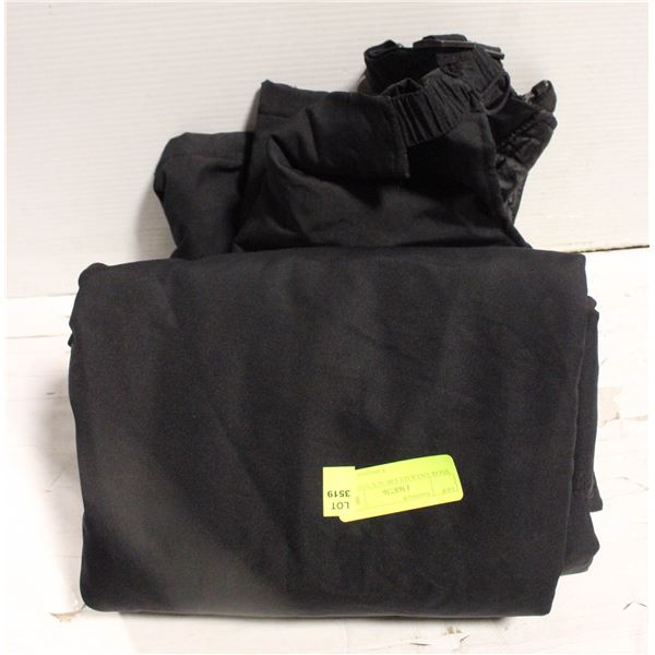 SNOW OVERALLS BLACK SIZE L