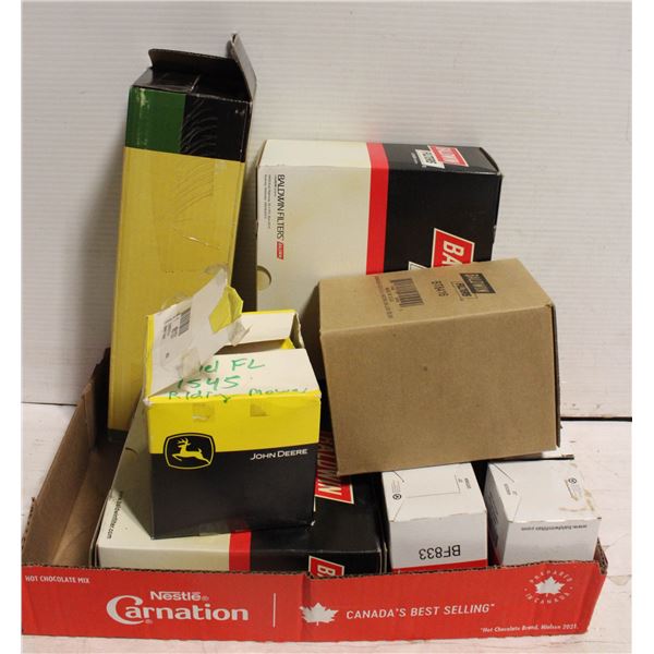 LOT OF ASSORTED OIL AND AIR FILTERS