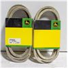 LOT OF 2 JOHN DEERE BELTS